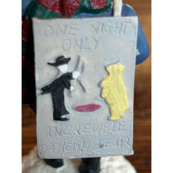 Vintage Hand-Painted Mervyns Christmas Village Accessory Figurine One Night Only - Picture 6 of 9